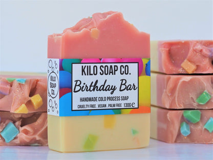 Birthday handmade artisan luxury soap bar