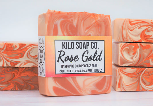 Rose Gold Handmade Artisan soap bar