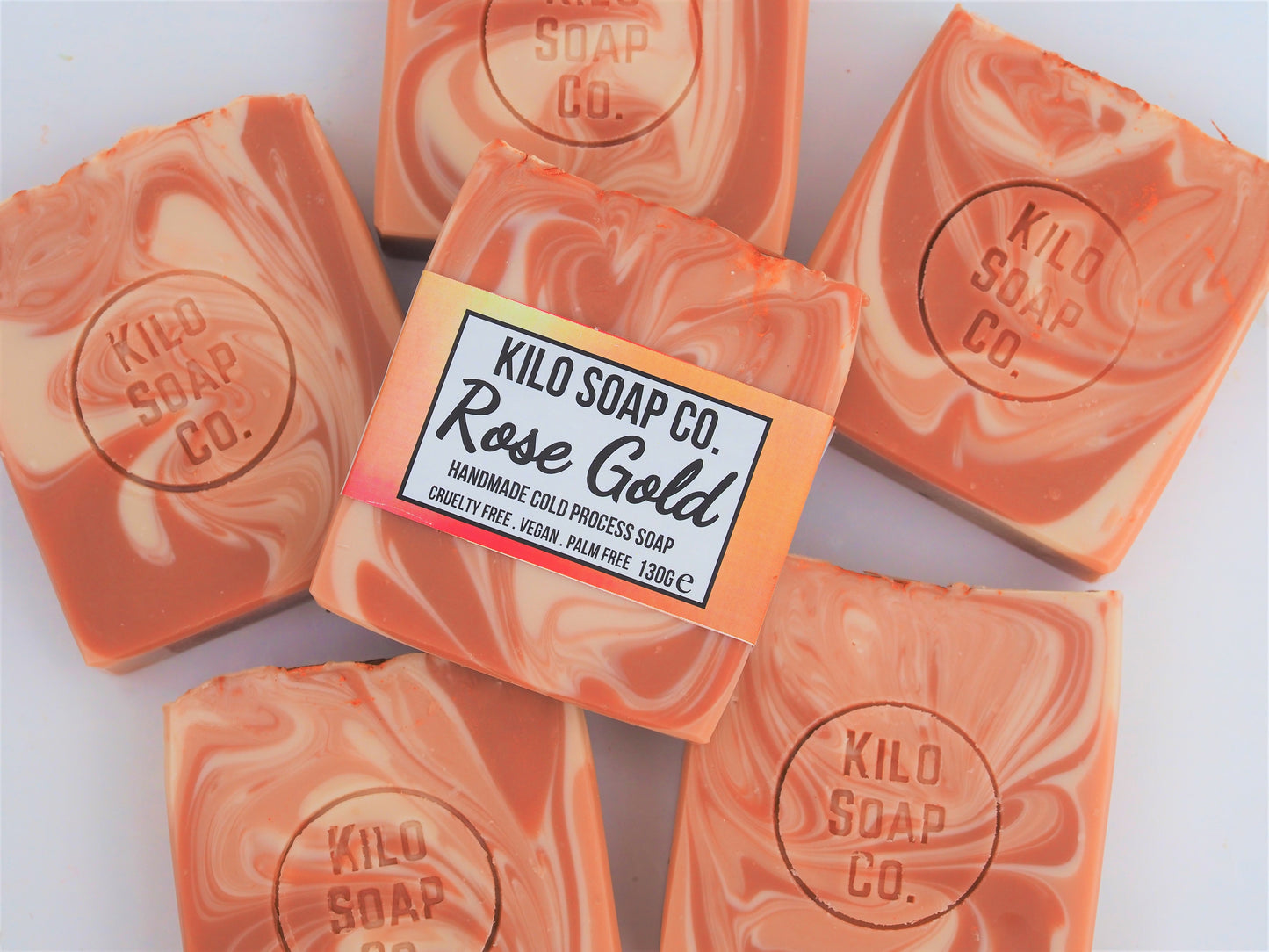 Rose Gold Handmade Artisan soap bar